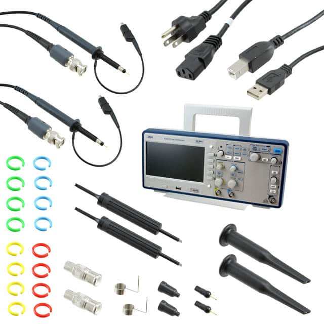 300 MHz 工作台 - 数字 示波器 以太网，USB 输入 LCD - 彩色 显示器 2 通道 CAT I 400V 记录，回放，保存，趋势