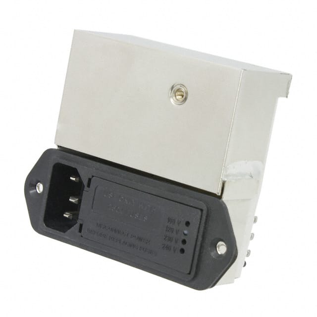 电源接入连接器 插座，公插片 - 模块 IEC 320-C14 面板安装，法兰