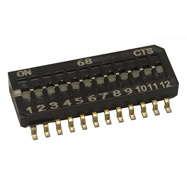 218-12LPSRF CTS公司拨码开关现货图片