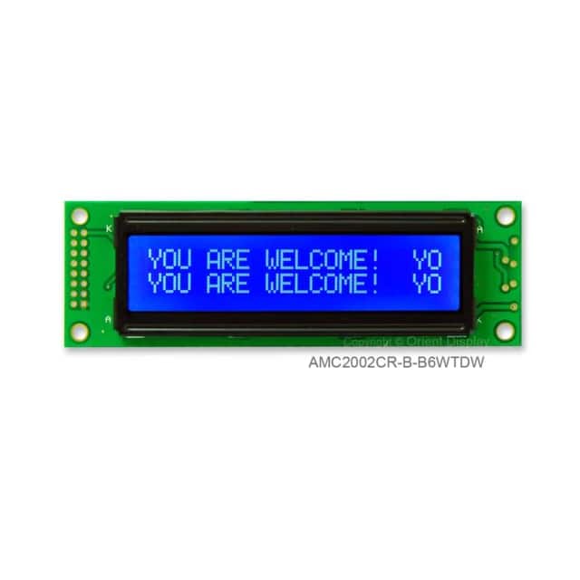 image of 显示模块 - LCD、OLED 字符和数字>AMC2002CR-B-B6WTDW