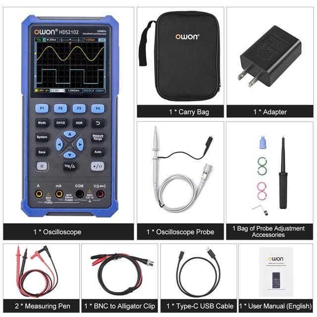 image of Equipment - Oscilloscopes>HDS2102