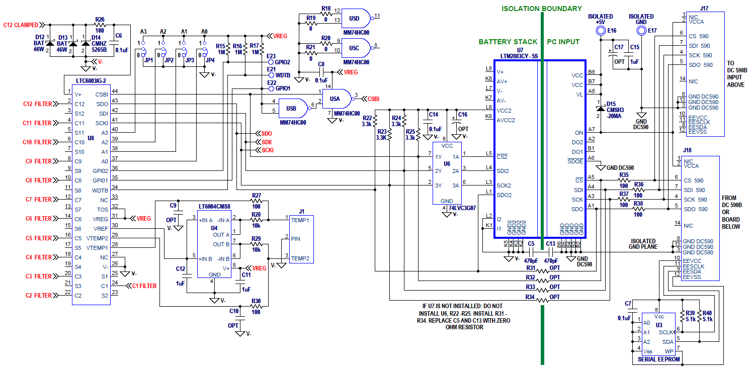 DC2064A: 10 ~ 55 Vin, up to 12 Li-Ion Cell Balancer