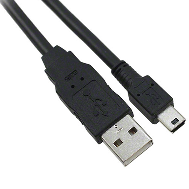 0887328612 cable usb a to mini-b 1m black molex inc 正品货源